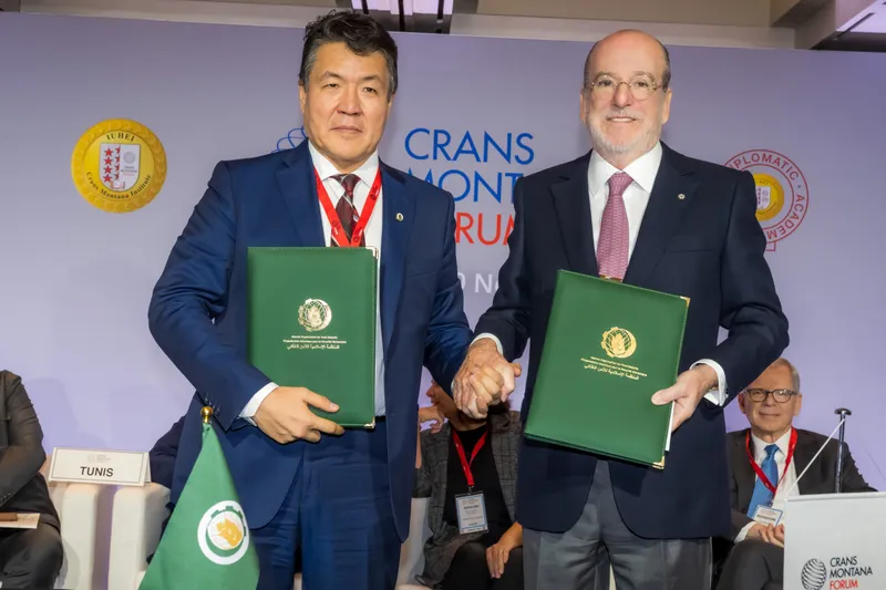 Crans Montana Forum gathering — photograph 41