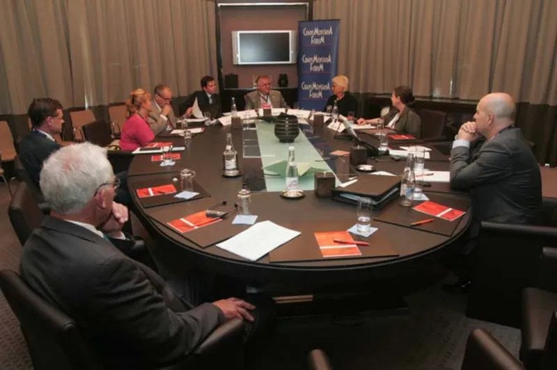 Crans Montana Forum gathering — photograph 283