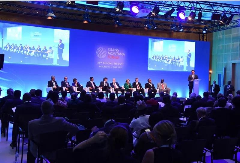 Crans Montana Forum gathering — photograph 355