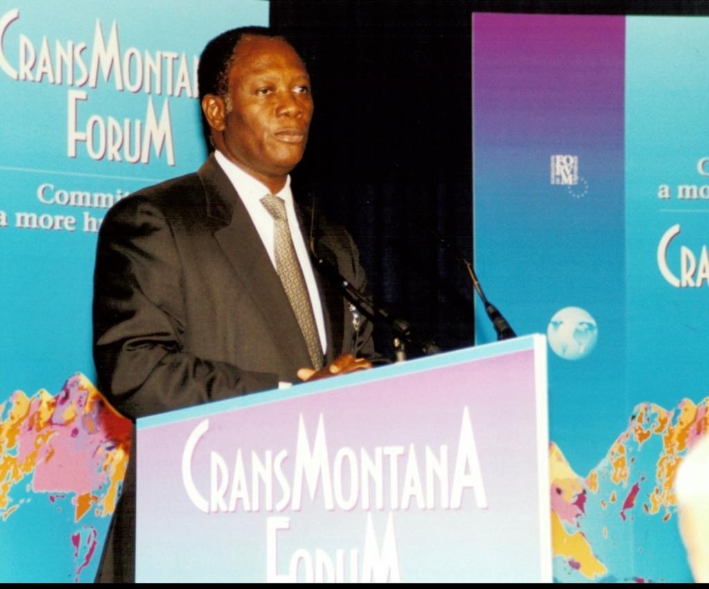 Alassane Ouattara, President of Ivory Coast - Crans Montana Forum